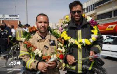 بازگشت آتش نشانان کرمانی از دل آتش بندرعباس 