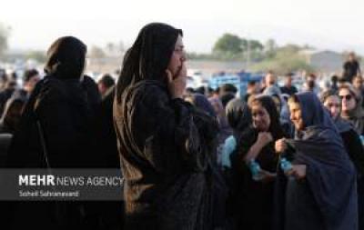 تشییع پیکر جانباخته حادثه بندر شهید رجایی 