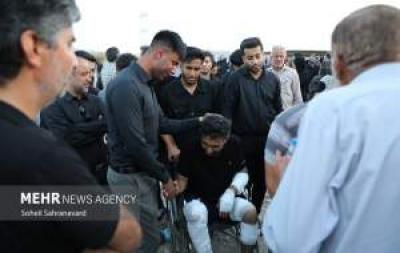 تشییع پیکر جانباخته حادثه بندر شهید رجایی 