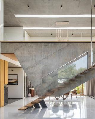 طراحی صنعتی منحصربه‌فرد ویلای در هند / عکس