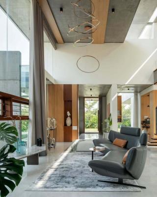 طراحی صنعتی منحصربه‌فرد ویلای در هند / عکس