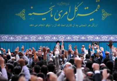 دیدار جمعی از کارگران با رهبر انقلاب /عکس