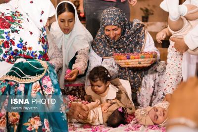  آیین ملی گل غلتان کاشان 