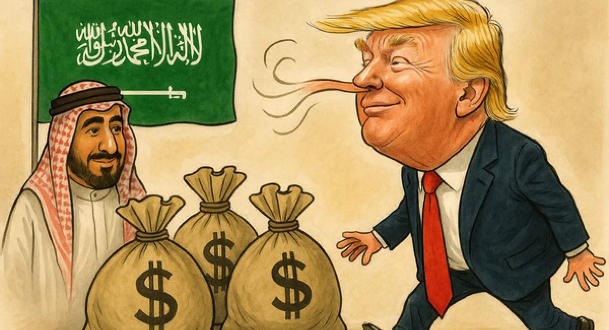 بوی پول ترامپ را به عربستان کشاند