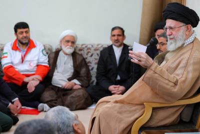  دیدار رهبر انقلاب با دست‌اندرکاران کنگره‌ شهدای امدادگر 