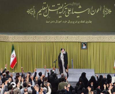  دیدار جمعی از معلمان سراسر کشور با رهبر انقلاب / عکس