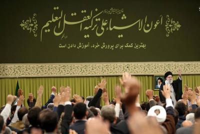  دیدار جمعی از معلمان سراسر کشور با رهبر انقلاب / عکس