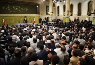 دیدار جمعی از معلمان سراسر کشور با رهبر انقلاب / عکس