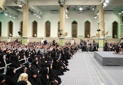  دیدار جمعی از معلمان سراسر کشور با رهبر انقلاب / عکس