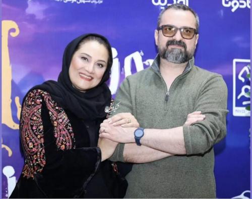 شبنم مقدمی و همسرش در یک جشن سینمایی / فیلم