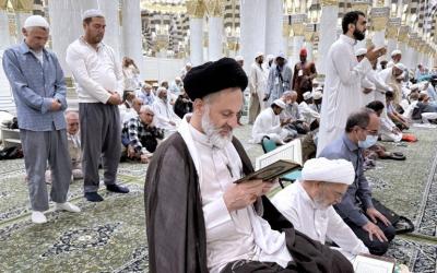  حال و هوای مسجدالنبی در ایام حج 