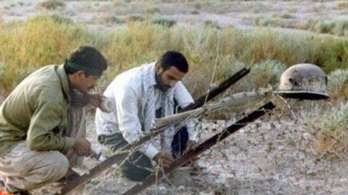 شهادت بسیجی که عراقی‌ها برای آن مجلس عزا به پاکردند!+عکس