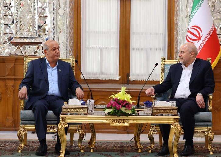 دیدار جمیل مزهر برای آزادی فلسطین با قالیباف /عکس دیدار جمیل مزهر برای آزادی فلسطین با قالیباف /عکس