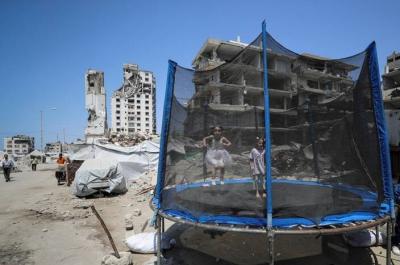 جریان زندگی در میان کودکان غزه / عکس