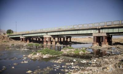 آلودگی رودخانه قره سو در کرمانشاه 