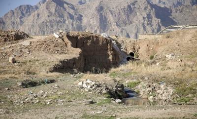 آلودگی رودخانه قره سو در کرمانشاه 