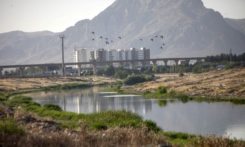 آلودگی رودخانه قره سو در کرمانشاه 