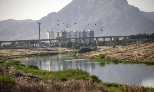 آلودگی رودخانه قره سو در کرمانشاه 