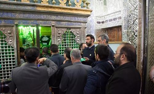تصاویر غبارروبی حرم حضرت عبدالعظیم(ع) 