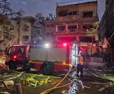 موشک های ایرانی اراضی اشغالی را سوزاند