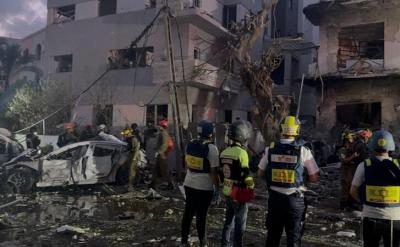 موشک های ایرانی اراضی اشغالی را سوزاند