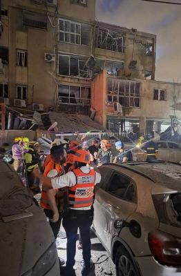 موشک های ایرانی اراضی اشغالی را سوزاند