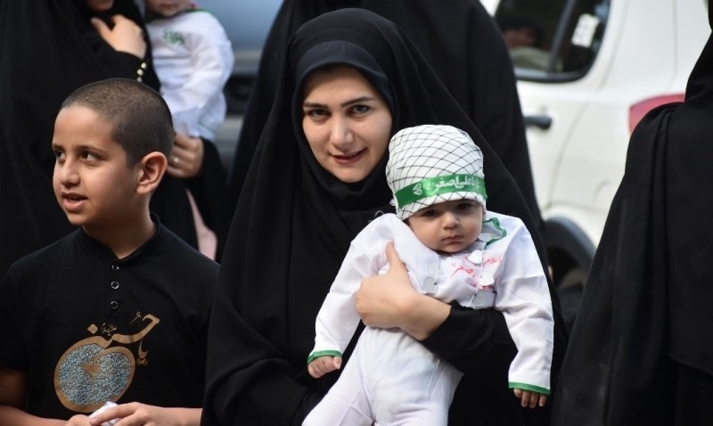  شیرخوارگان حسینی به میدان مبارزه با صهیونیسم جهانی آمدند +عکس