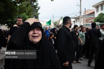 تشییع پیکر پاک سه شهید نیروی انتظامی درگرگان / عکس