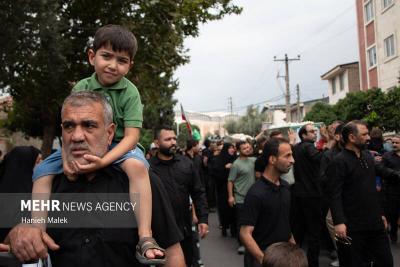 تشییع پیکر پاک سه شهید نیروی انتظامی درگرگان / عکس