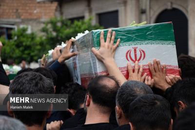 تشییع پیکر پاک سه شهید نیروی انتظامی درگرگان / عکس