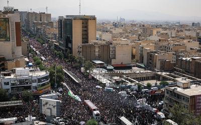 تشییع شهدای اقتدار ملی در تهران - 1