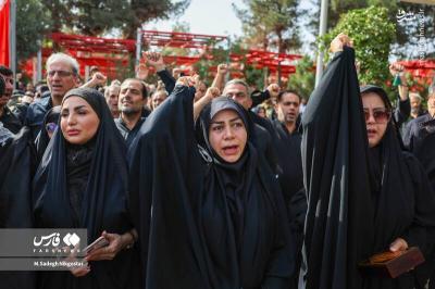 مراسم تشییع پیکر سردار شهید حاجی‌زاده