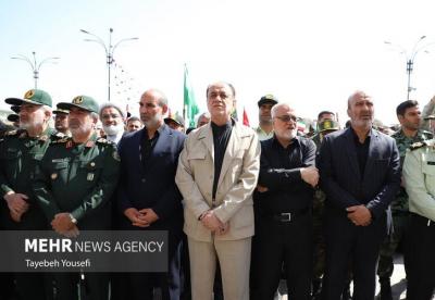  خاکسپاری پیکر سردار شهید علی شادمانی /عکس