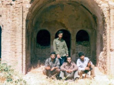 سپهبد شهید غلامعلی رشید در زمان دفاع مقدس