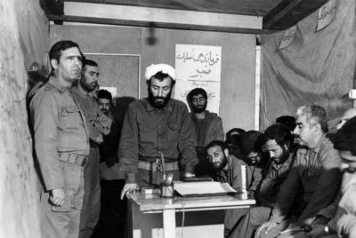سپهبد شهید غلامعلی رشید در زمان دفاع مقدس