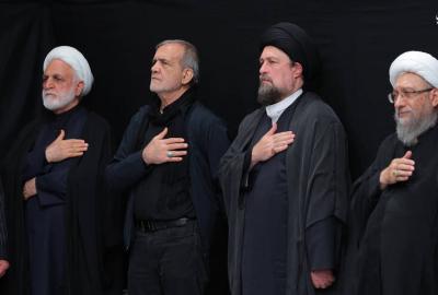  مراسم عزاداری حسینیه امام خمینی(ره) در محرم