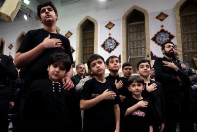  مراسم عزاداری حسینیه امام خمینی(ره) در محرم