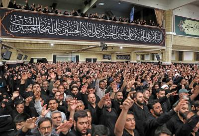 مراسم عزاداری حسینیه امام خمینی(ره) در محرم
