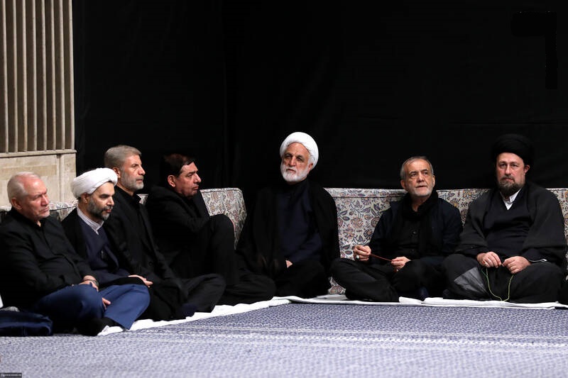  مراسم عزاداری حسینیه امام خمینی(ره) در محرم