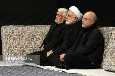 مراسم عزادارای شب عاشورای حسینی با حضور رهبر انقلاب