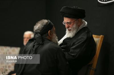 مراسم عزادارای شب عاشورای حسینی با حضور رهبر انقلاب