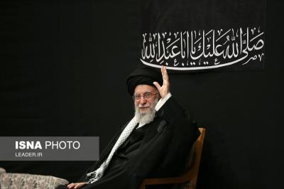 مراسم عزادارای شب عاشورای حسینی با حضور رهبر انقلاب
