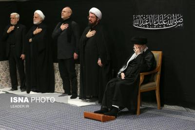 مراسم عزادارای شب عاشورای حسینی با حضور رهبر انقلاب