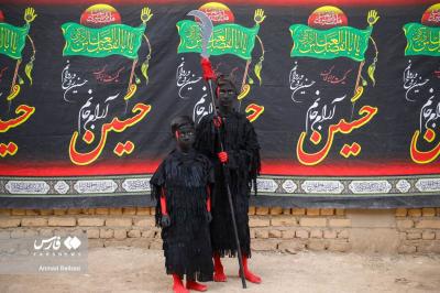 مراسم کاروان ورود به کربلا در نوش آباد 