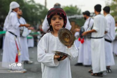 مراسم کاروان ورود به کربلا در نوش آباد 