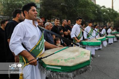 مراسم کاروان ورود به کربلا در نوش آباد 