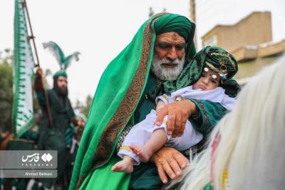 مراسم کاروان ورود به کربلا در نوش آباد 