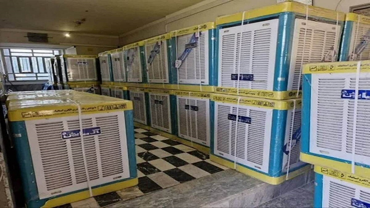 توزیع ۲۰۰ دستگاه کولر