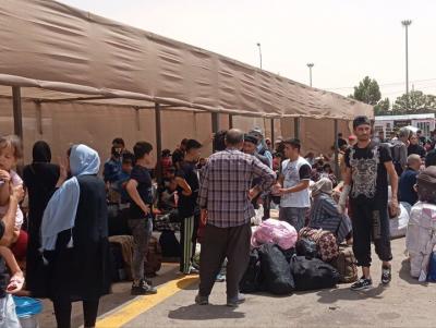 خروج اتباع افغانستانی غیرمجاز از مرز میلک 