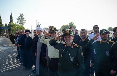 مراسم استقبال از پیکر سردار شهید غلامحسین غیب پرور /عکس